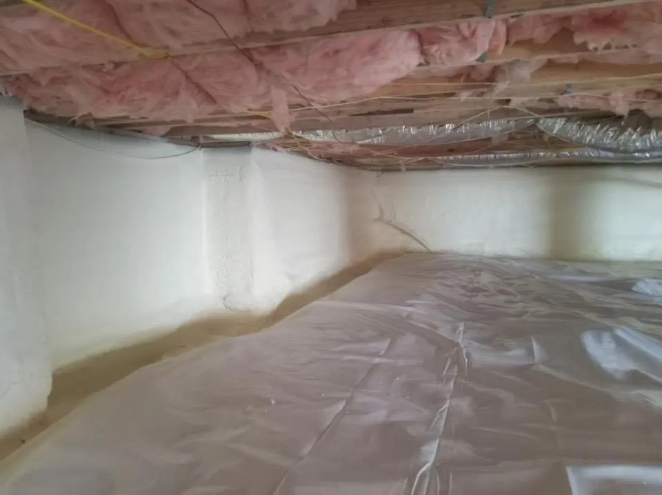 Crawl space encapsulation with closed-cell spray foam for Roof Maintenance in Canyon